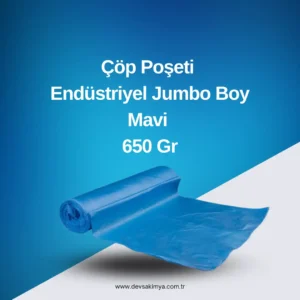 Çöp Poşeti Endüstriyel Jumbo Boy Mavi 650 Gr