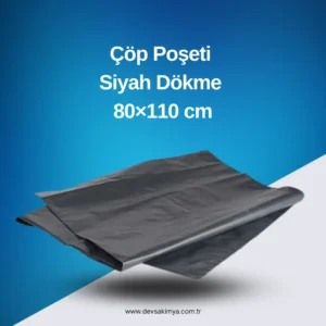 Çöp Poşeti Siyah Dökme 80×110 cm