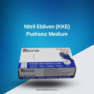 Nitril Eldiven (KKE) Pudrasız Medium