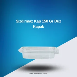 Sızdırmaz Kap 150 Gr Düz Kapak