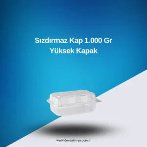 Sızdırmaz Kap 1.000 Gr Yüksek Kapak